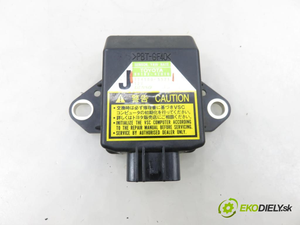 TOYOTA RAV 4 III (_A3_) SUV 2006 100,00 2.2 D 4WD (ALA30_) 136 - 2AD-FTV 2231,00 snímač ESP 8918342010 ; 1745005521