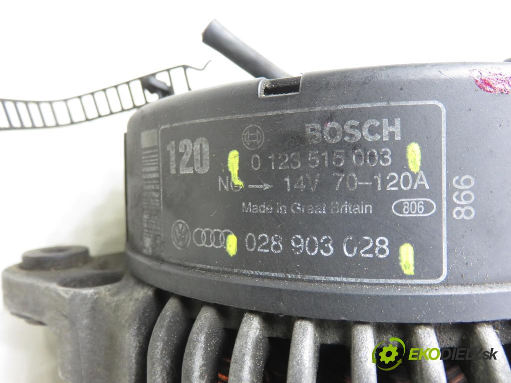 AUDI A4 Avant (8D5, B5) KOMBI 1998 66,00 1.9 TDI - AHU 1896,00 Alternátor 028903028 ; 0123515003 (Alternátor)