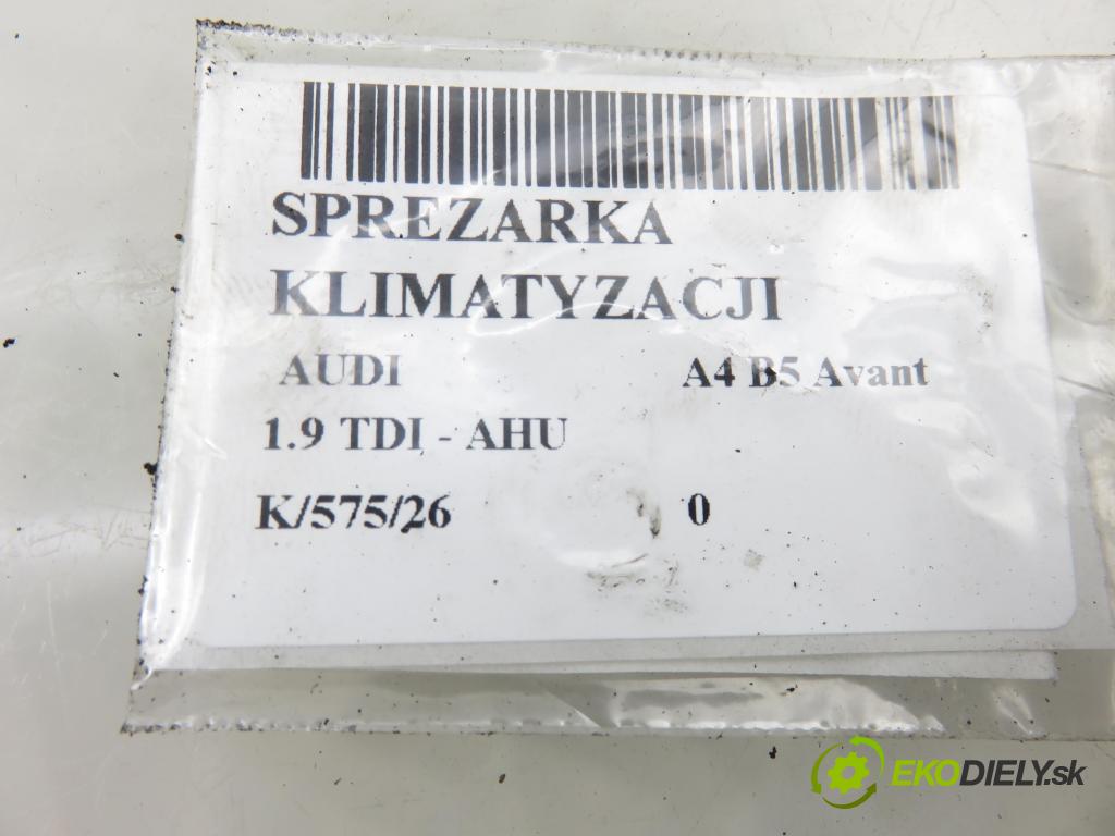 AUDI A4 Avant (8D5, B5) KOMBI 1998 66,00 1.9 TDI - AHU 1896,00 KOMPRESOR: klimatizace 8D0260805D ; 5062310500 ; 560310780 (Kompresor klimatizace)
