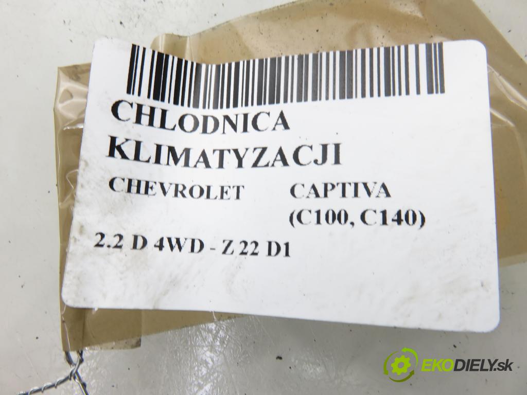 CHEVROLET CAPTIVA (C100, C140) SUV 2011 135,00 2.2 D 4WD 184 - Z 22 D1 2231,00 chladič klimatizácie 2002760 (Chladič klimatizácie)