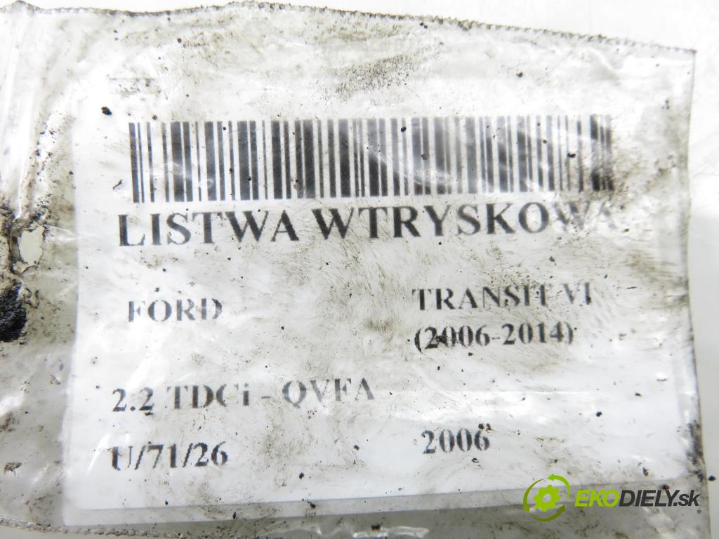 FORD TRANSIT Furgon (FA_ _) FURGON 2006 81,00 2.2 TDCi - QVFA 2198,00 Lišta vstrekovacia 55PP0501 (Vstrekovacia lišta)