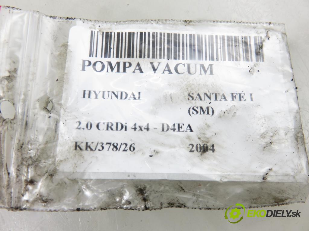 HYUNDAI SANTA FÉ I (SM) SUV 2004 83,00 2.0 CRDi 4x4 113 - D4EA 1991,00 Pumpa vákuová 