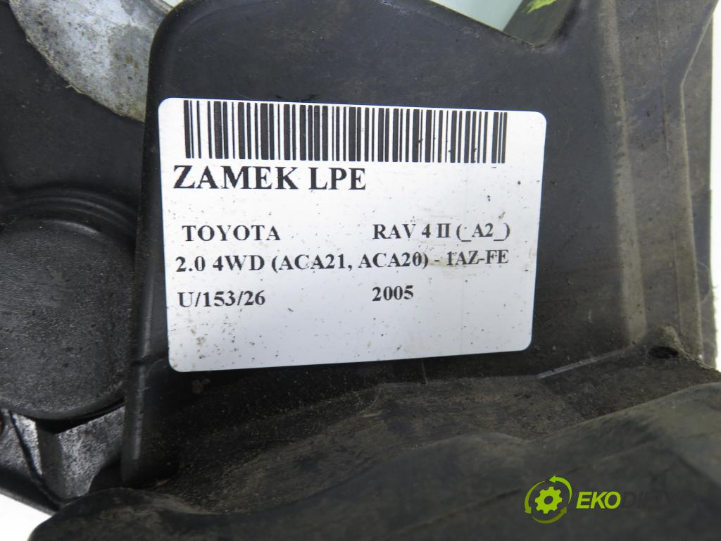 TOYOTA RAV 4 II (_A2_) SUV 2005 110,00 2.0 4WD 150 - 1AZ-FE 1998,00 zámok