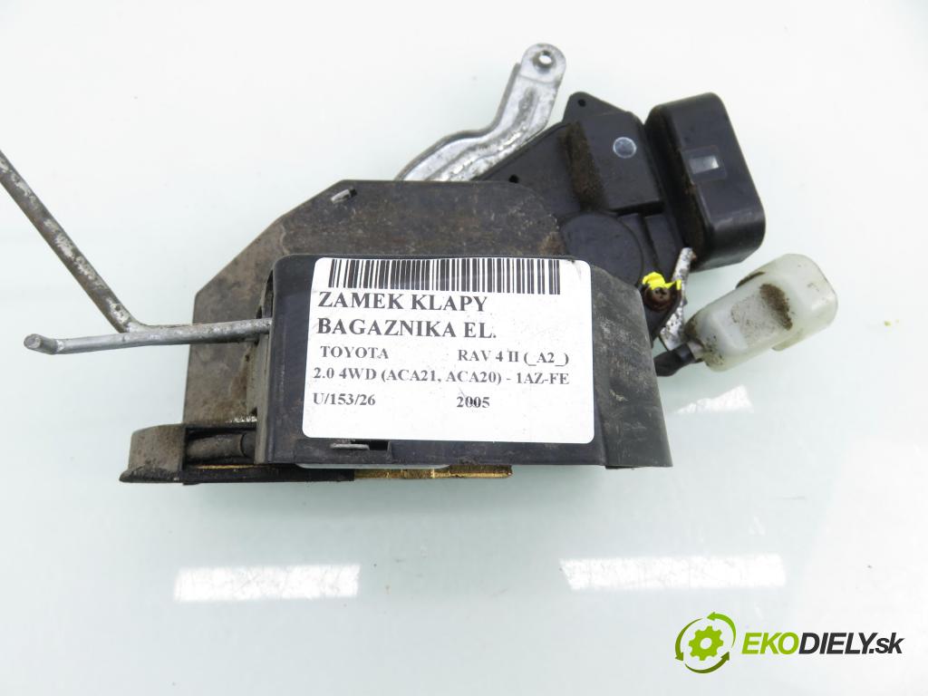 TOYOTA RAV 4 II (_A2_) SUV 2005 110,00 2.0 4WD 150 - 1AZ-FE 1998,00 zámok dverí kufor EL.