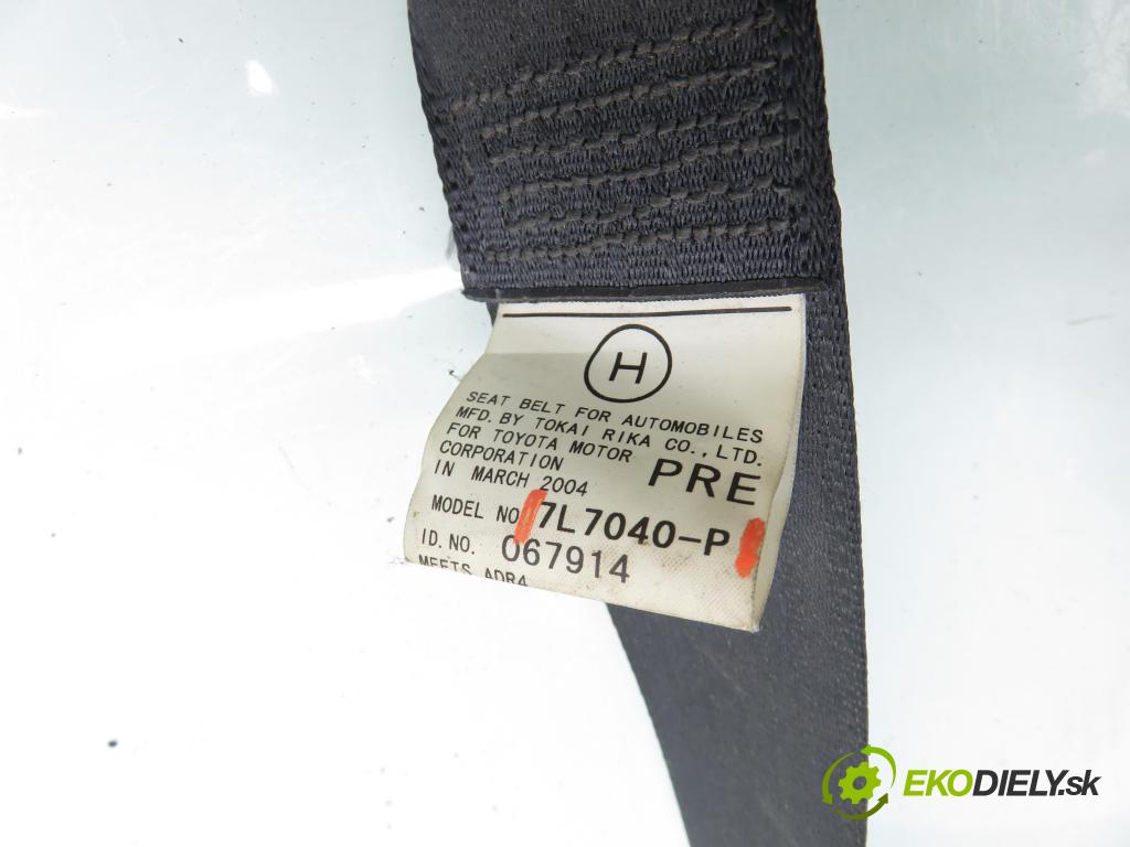 TOYOTA RAV 4 II (_A2_) SUV 2005 110,00 2.0 4WD 150 - 1AZ-FE 1998,00 Držiak bezpečnostný PP 7L7040P