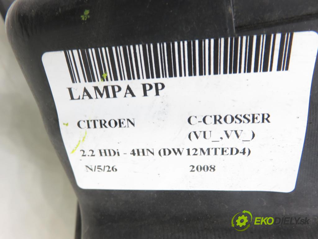 CITROEN C-CROSSER (EP_) SUV 2008 115,00 2.2 HDi 160 - 4HN (DW12MTED4) 2179,00 Svetlo PP