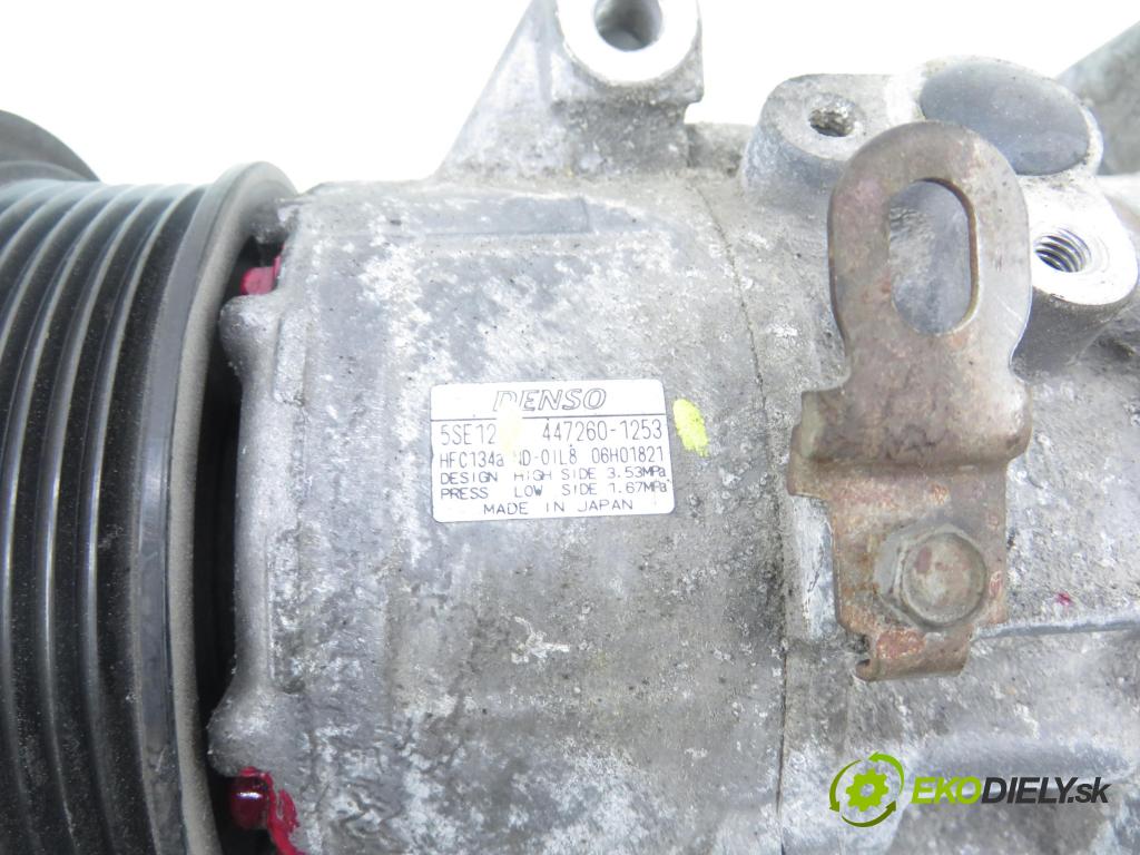TOYOTA RAV 4 III (_A3_) SUV 2006 100,00 2.2 D 4WD (ALA30_) 136 - 2AD-FTV 2231,00 KOMPRESOR: klimatizácie 4472601253 (Kompresor klimatizácie)