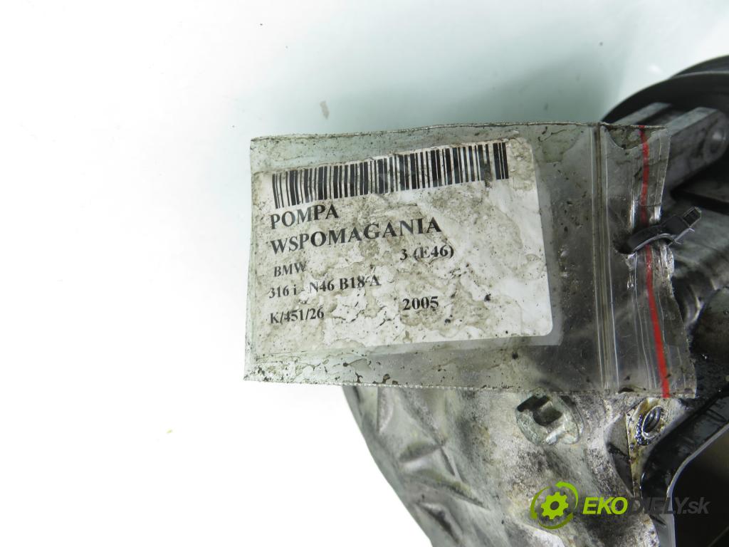 BMW 3 (E46) SEDAN 2005 85,00 316 i - N46 B18 A 1796,00 Pumpa servočerpadlo 6756611 ; 7614955107 (Servočerpadlo)