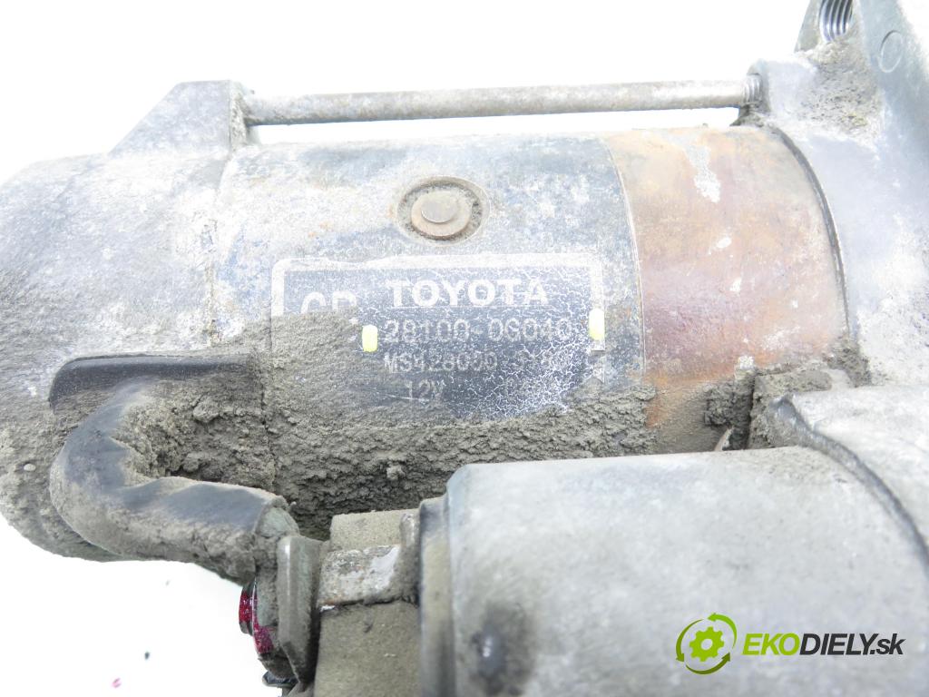 TOYOTA RAV 4 III (_A3_) SUV 2006 100,00 2.2 D 4WD (ALA30_) 136 - 2AD-FTV 2231,00 Štartér 281000G040 (Štartér)