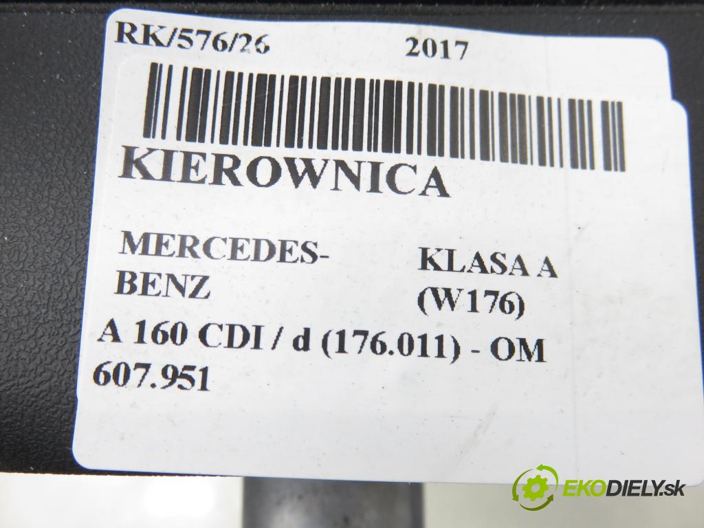 MERCEDES-BENZ KLASA A (W176) HB 2017 66,00 A 160 CDI / d (176.011) 90 - OM 607.951 1461,00 Volant A0004601103 (Volant)