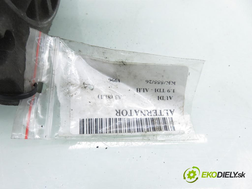 AUDI A3 (8L1) HB 1996 66,00 1.9 TDI 90 - ALH 1896,00 Alternátor 038903023J ; 0123515021 (Alternátor)