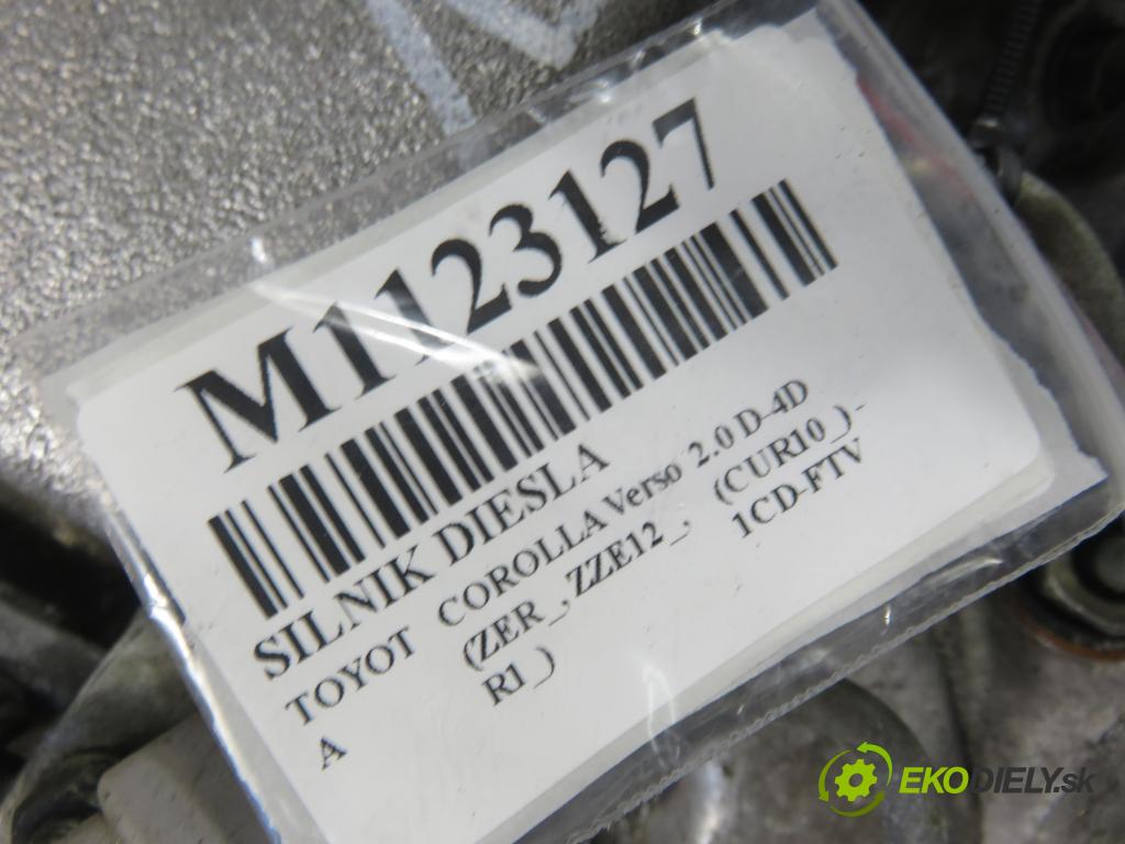 TOYOTA COROLLA Verso (ZER_, ZZE12_, R1_) VAN 2004 85,00 2.0 D-4D (CUR10_) - 1CD-FTV 1995,00 Motor DIESEL 1CDFTV