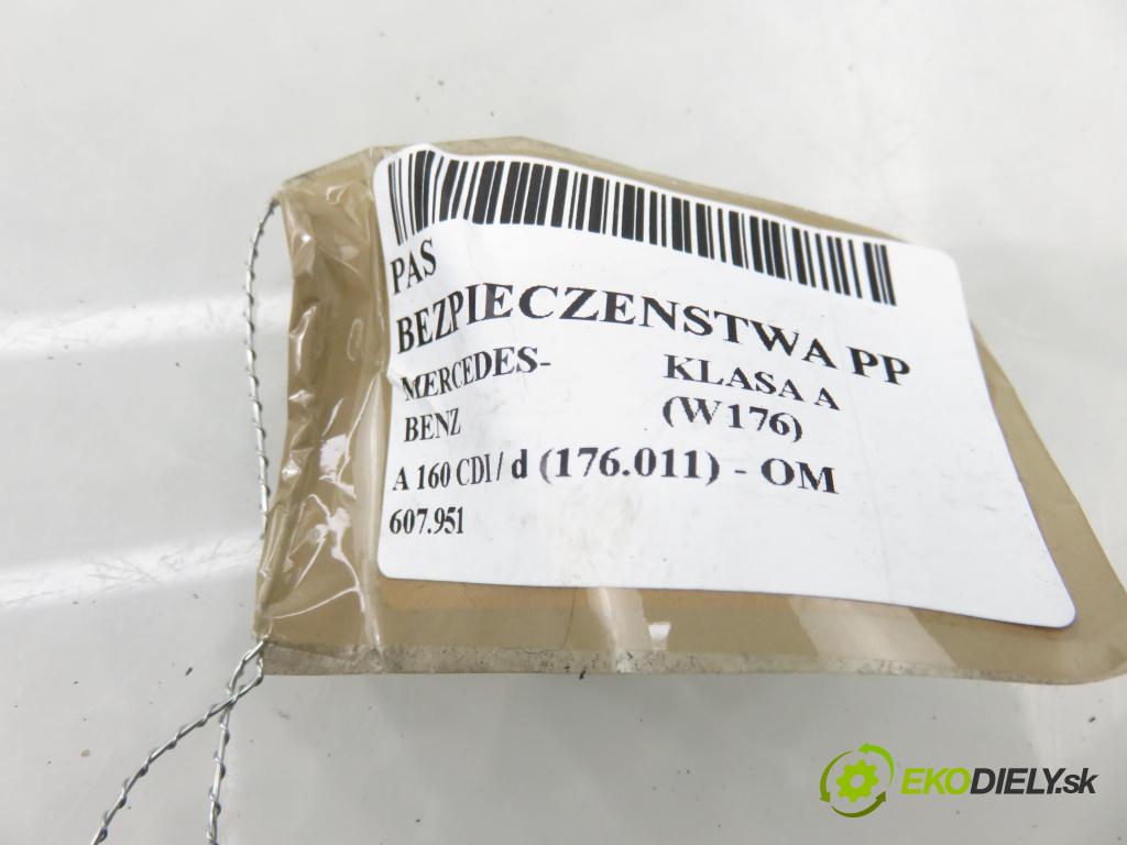 MERCEDES-BENZ KLASA A (W176) HB 2017 66,00 A 160 CDI / d (176.011) 90 - OM 607.951 1461,00 Držiak bezpečnostný PP 307494599228AP