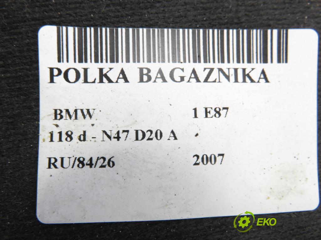 BMW 1 (E87) HB 2007 0,00 118 d - N47 D20 A 1995,00 POLKA: kufr