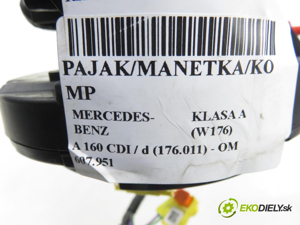 MERCEDES-BENZ KLASA A (W176) HB 2017 66,00 A 160 CDI / d (176.011) 90 - OM 607.951 1461,00 / páčka ľavá strana