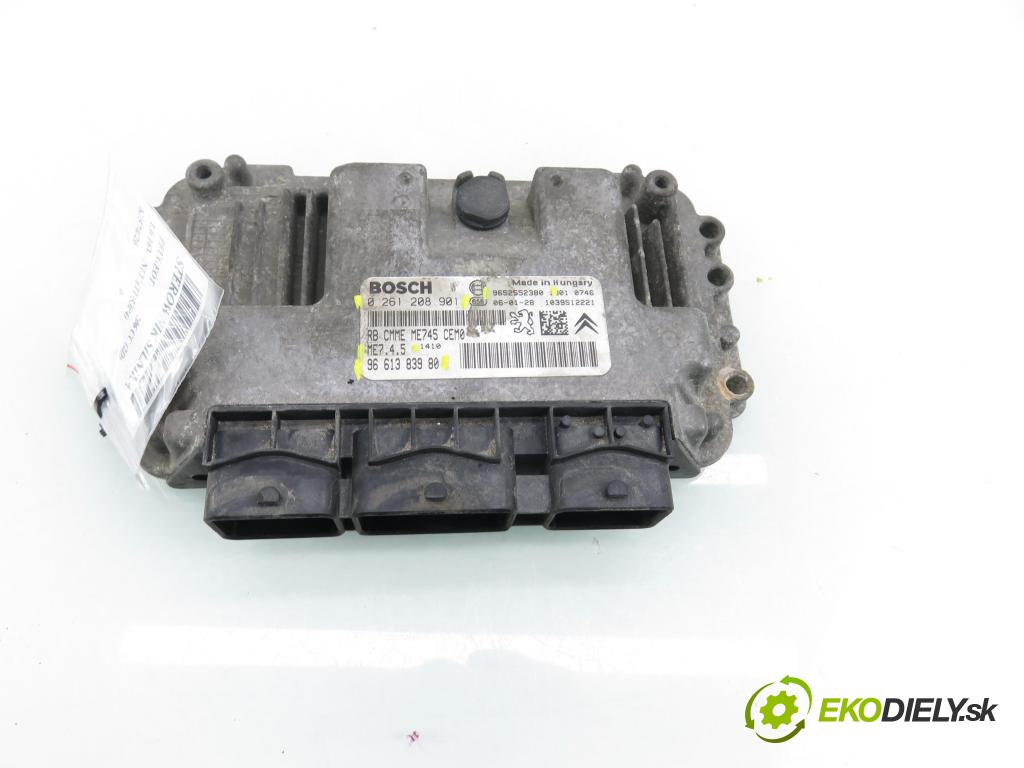 PEUGEOT 206 CC (2D) CABRIO 2006 80,00 1.6 16V - NFU 1587,00 Riadiaca jednotka Motor 9661383980 ; 0261208901 ; 9652552380