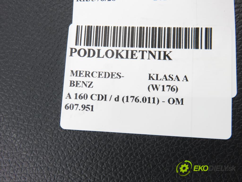 MERCEDES-BENZ KLASA A (W176) HB 2017 66,00 A 160 CDI / d (176.011) 90 - OM 607.951 1461,00 Tunel STREDNÝ: A1766804501