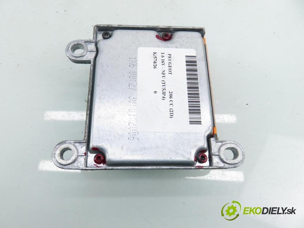 PEUGEOT 206 CC (2D) CABRIO 2006 80,00 1.6 16V - NFU 1587,00 MODUL air BAG 9658285180 ; 602327200