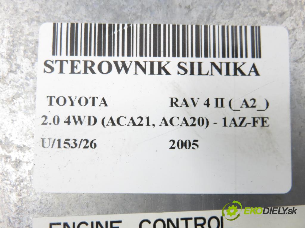 TOYOTA RAV 4 II (_A2_) SUV 2005 110,00 2.0 4WD 150 - 1AZ-FE 1998,00 Riadiaca jednotka Motor 8966142A21 ; 2120001331