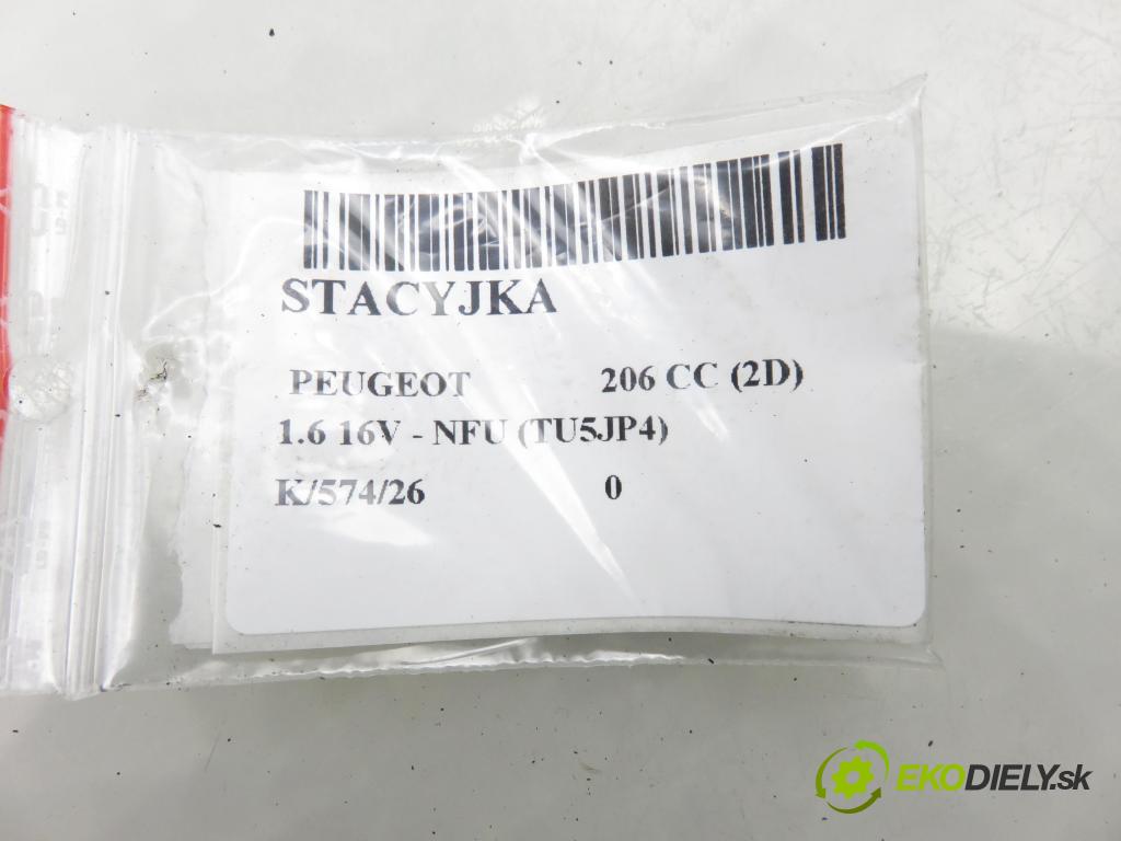 PEUGEOT 206 CC (2D) CABRIO 2006 80,00 1.6 16V - NFU 1587,00 spinačka 9641551180 (Spínacia skrinka)