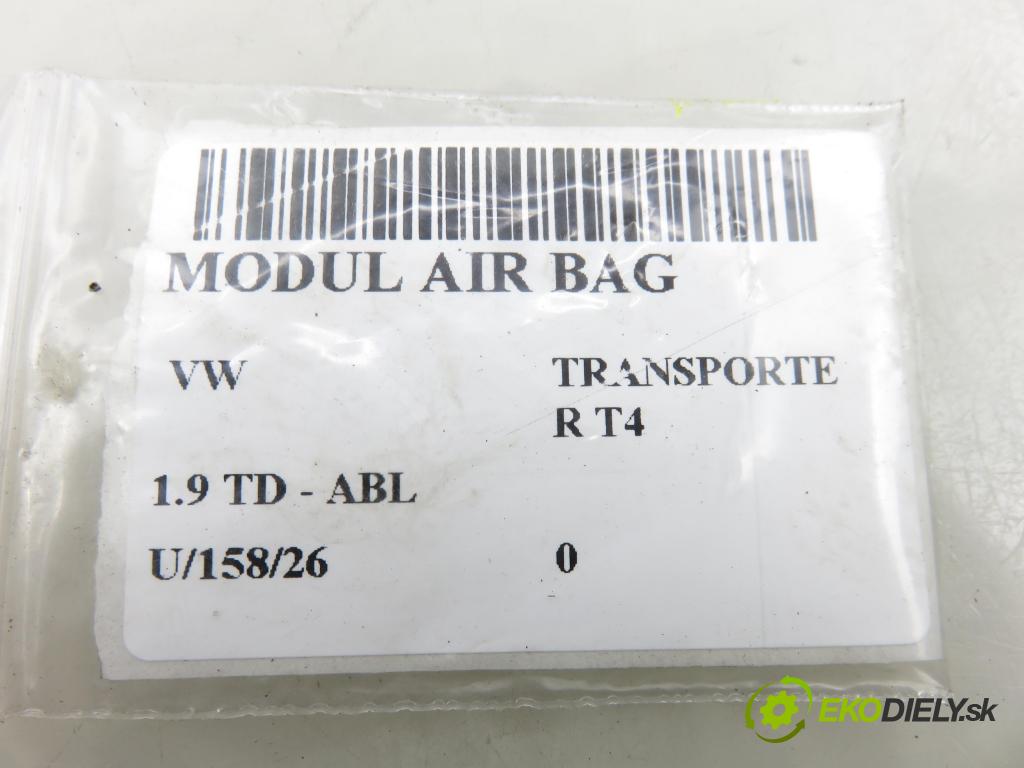 VW TRANSPORTER IV Autobus (70XB, 70XC, 7DB, 7DW, 7DK) BUS 2001 50,00 1.9 TD - ABL 1896,00 MODUL air BAG 1J0909603 ; 5WK4163