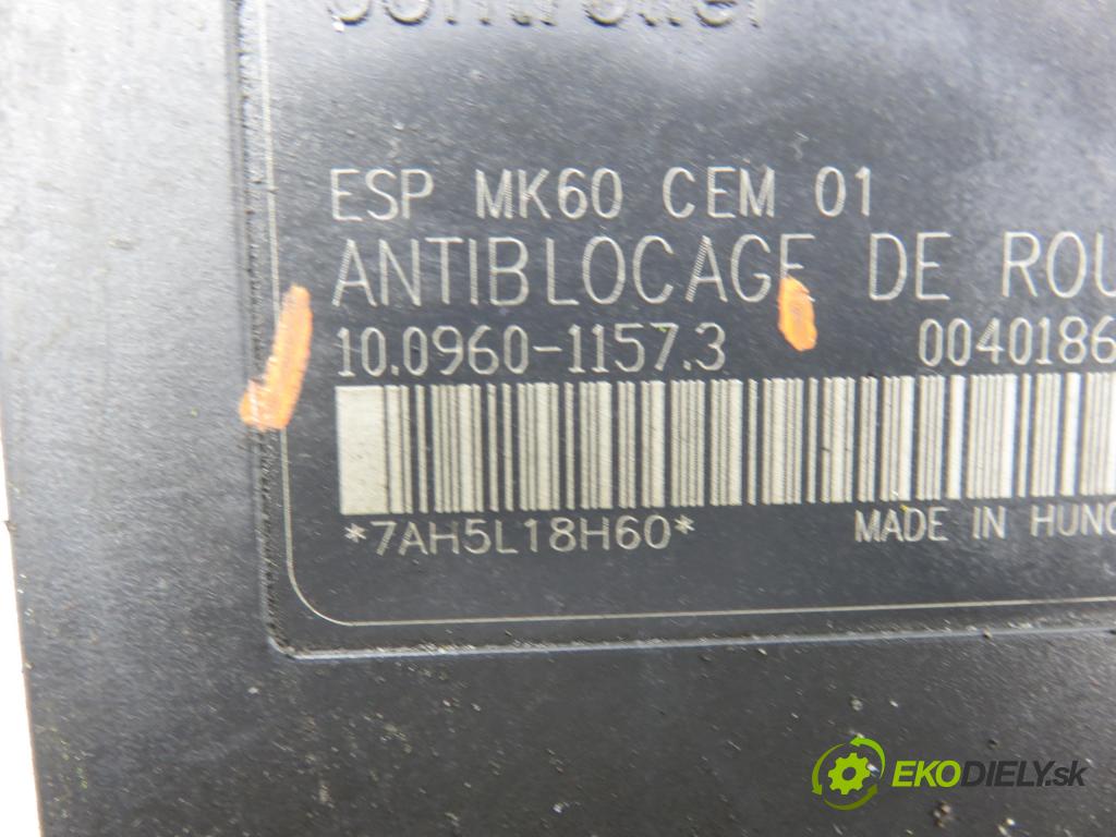 PEUGEOT 206 CC (2D) CABRIO 2006 80,00 1.6 16V - NFU 1587,00 Pumpa ABS 10096011573 ; 10020602294 ; 9659137080 (Pumpa ABS)