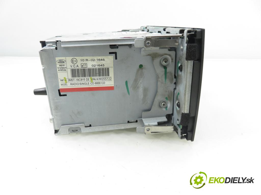FORD FOCUS C-MAX (DM2) MINIVAN 2004 74,00 1.6 - HWDA 1596,00 RADIO CD 3M5T18C815BE