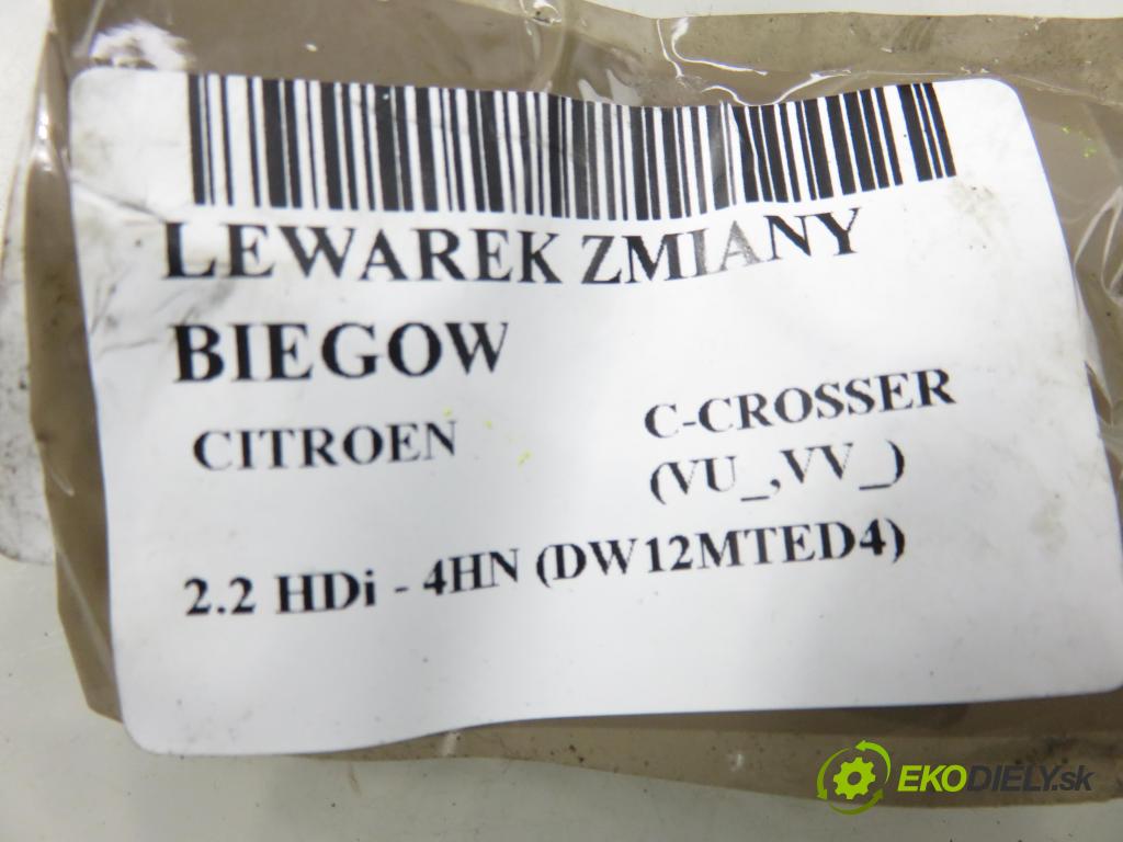 CITROEN C-CROSSER (EP_) SUV 2008 115,00 2.2 HDi 160 - 4HN (DW12MTED4) 2179,00 ZVEDÁK: