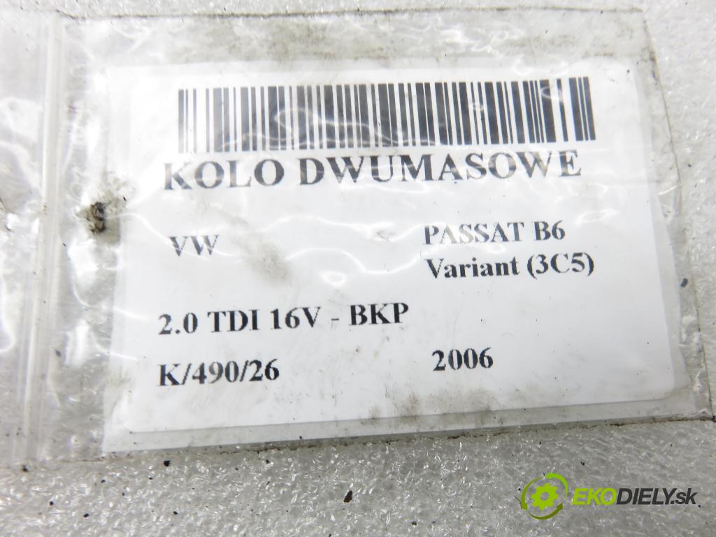VW PASSAT B6 Variant (3C5) KOMBI 2006 103,00 2.0 TDI 16V - BKP 1968,00 Koleso dvojhmota QT5007