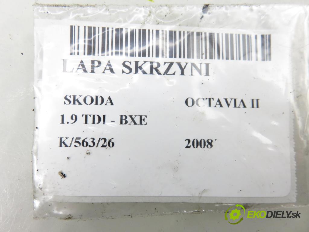 SKODA OCTAVIA II (1Z3) LIFTBACK 2008 77,00 1.9 TDI - BXE 1896,00 Uchytenie prevodovky 1K0199117AP