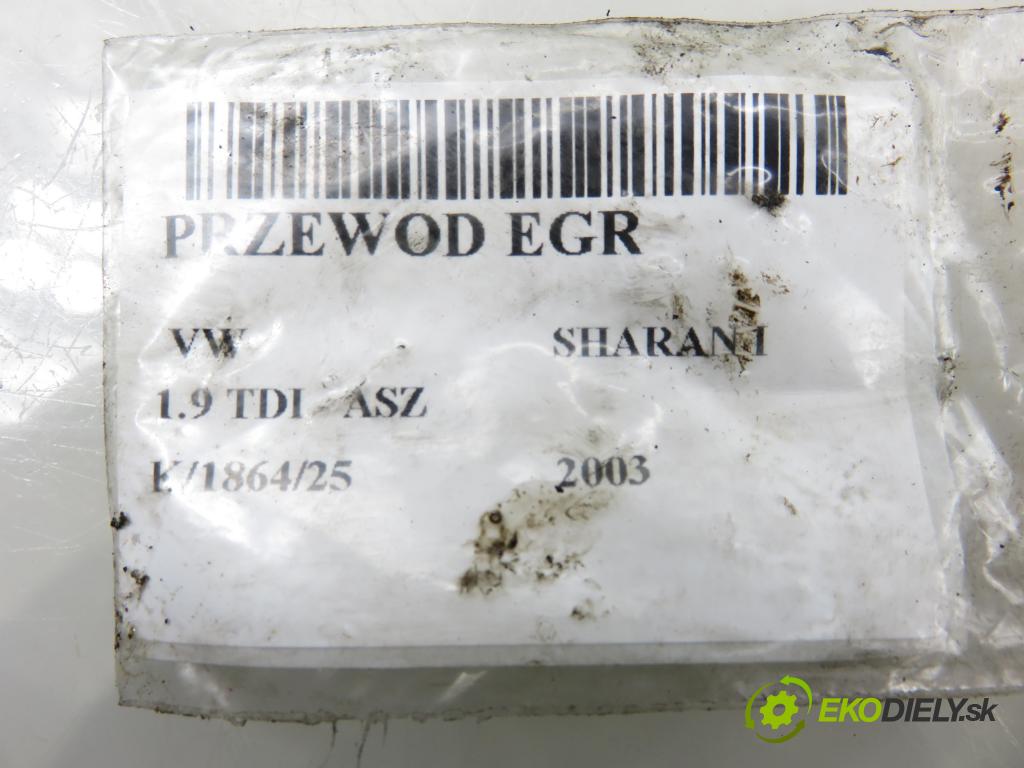 VW SHARAN (7M8, 7M9, 7M6) VAN 2003 96,00 1.9 TDI PD 130 - ASZ 1896,00 rúrka EGR 038131521BR