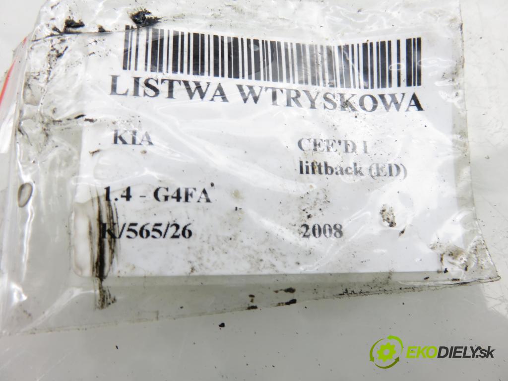 KIA CEE'D liftback (ED) HB 2008 80,00 1.4 16V 109 - G4FA 1396,00 Lišta vstrekovacia 353102B000 (Vstrekovacia lišta)