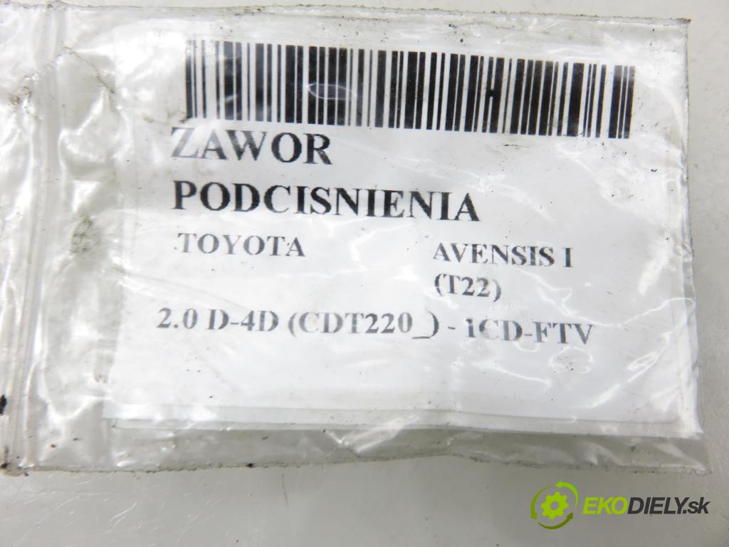TOYOTA AVENSIS (_T22_) LIFTBACK 2001 81,00 2.0 D-4D (CDT220_) - 1CD-FTV 1995,00 VENTIL VAKUUM: 8942120210