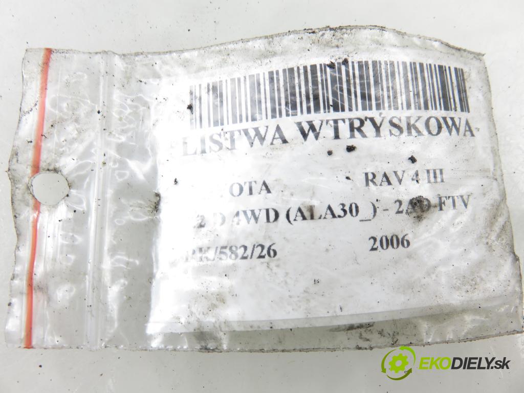 TOYOTA RAV 4 III (_A3_) SUV 2006 100,00 2.2 D 4WD (ALA30_) 136 - 2AD-FTV 2231,00 Lišta vstrekovacia  (Vstrekovacia lišta)