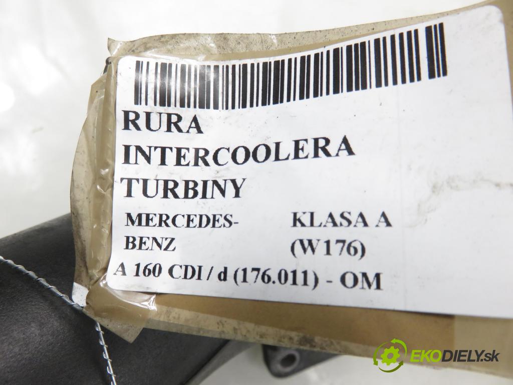 MERCEDES-BENZ KLASA A (W176) HB 2017 66,00 A 160 CDI / d (176.011) 90 - OM 607.951 1461,00 Rúra intercoolera turba A6070900242 ; A2465200401