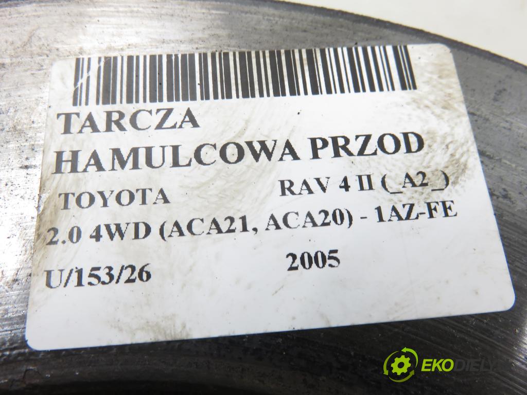 TOYOTA RAV 4 II (_A2_) SUV 2005 110,00 2.0 4WD 150 - 1AZ-FE 1998,00 Lamela kotúč brzdová predný DF4461