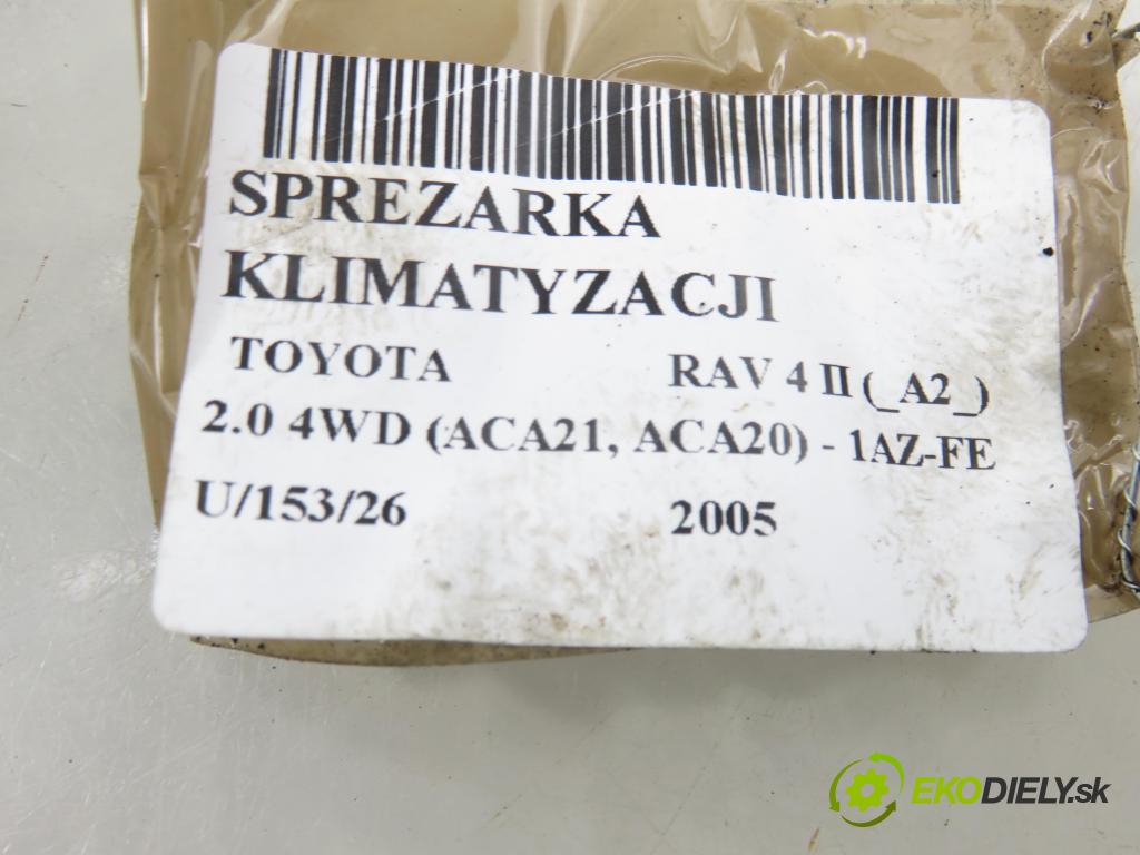 TOYOTA RAV 4 II (_A2_) SUV 2005 110,00 2.0 4WD 150 - 1AZ-FE 1998,00 KOMPRESOR: klimatizácie 4472203934 (Kompresor klimatizácie)