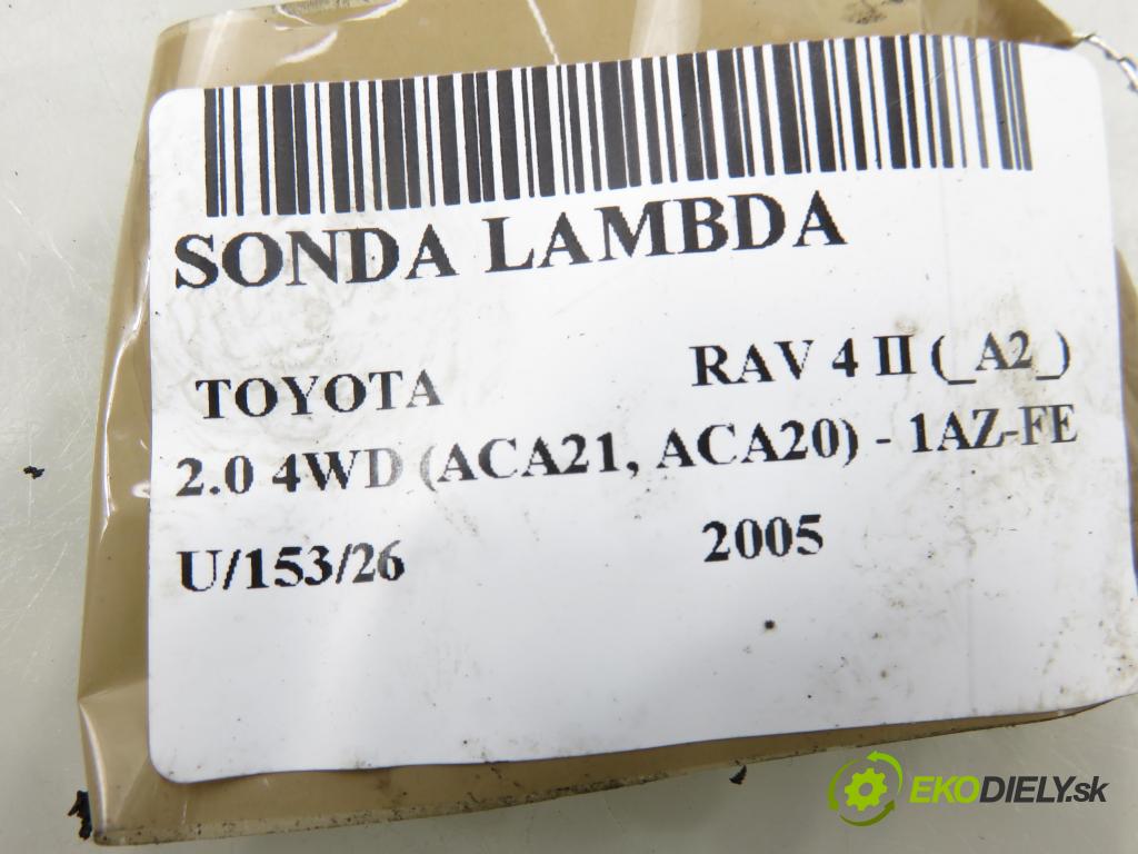 TOYOTA RAV 4 II (_A2_) SUV 2005 110,00 2.0 4WD 150 - 1AZ-FE 1998,00 sonda lambda 8946542120 (Lambda sonda)