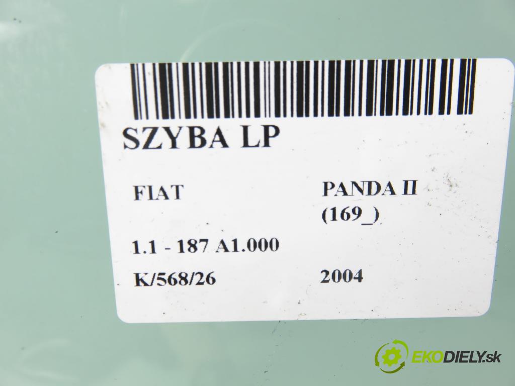 FIAT PANDA (169_) HB 2004 40,00 1.1 54 - 187 A1.000 1108,00 Okno LP