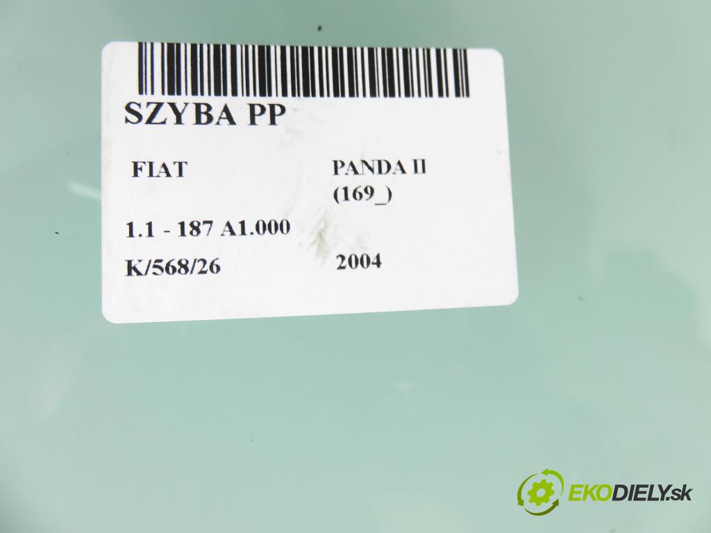 FIAT PANDA (169_) HB 2004 40,00 1.1 54 - 187 A1.000 1108,00 Okno PP