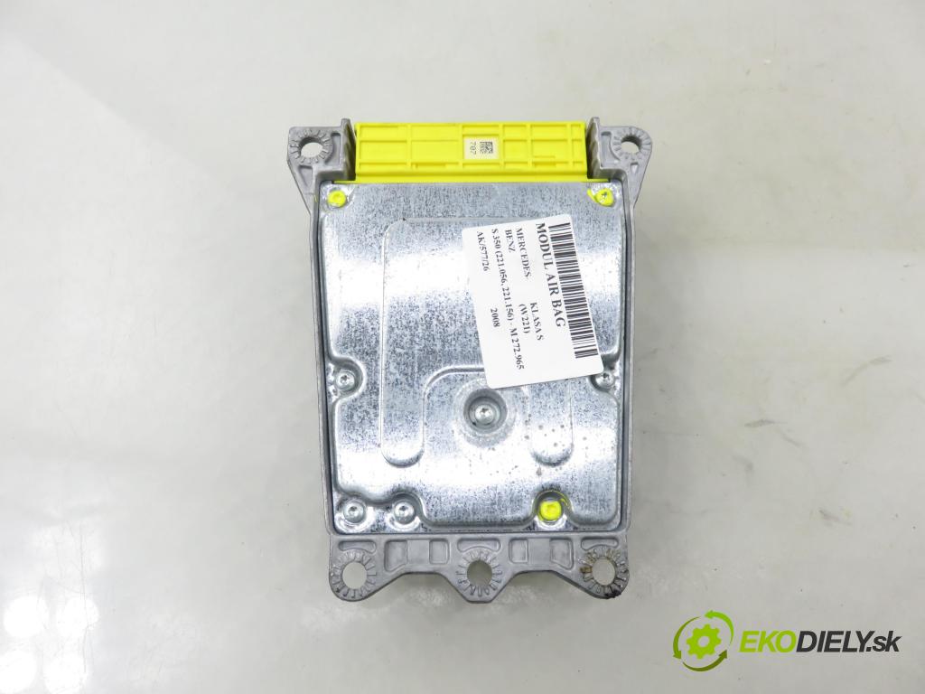 MERCEDES-BENZ KLASA S (W221) SEDAN 2008 200,00 S 350 (221.056, 221.156) - M 272.965 3498,00 MODUL air BAG 0285010218 ; A0048201326