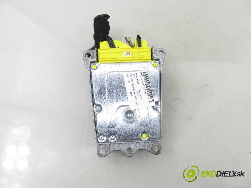 MERCEDES-BENZ KLASA S (W221) SEDAN 2008 200,00 S 350 (221.056, 221.156) - M 272.965 3498,00 MODUL air BAG 0285010218 ; A0048201326