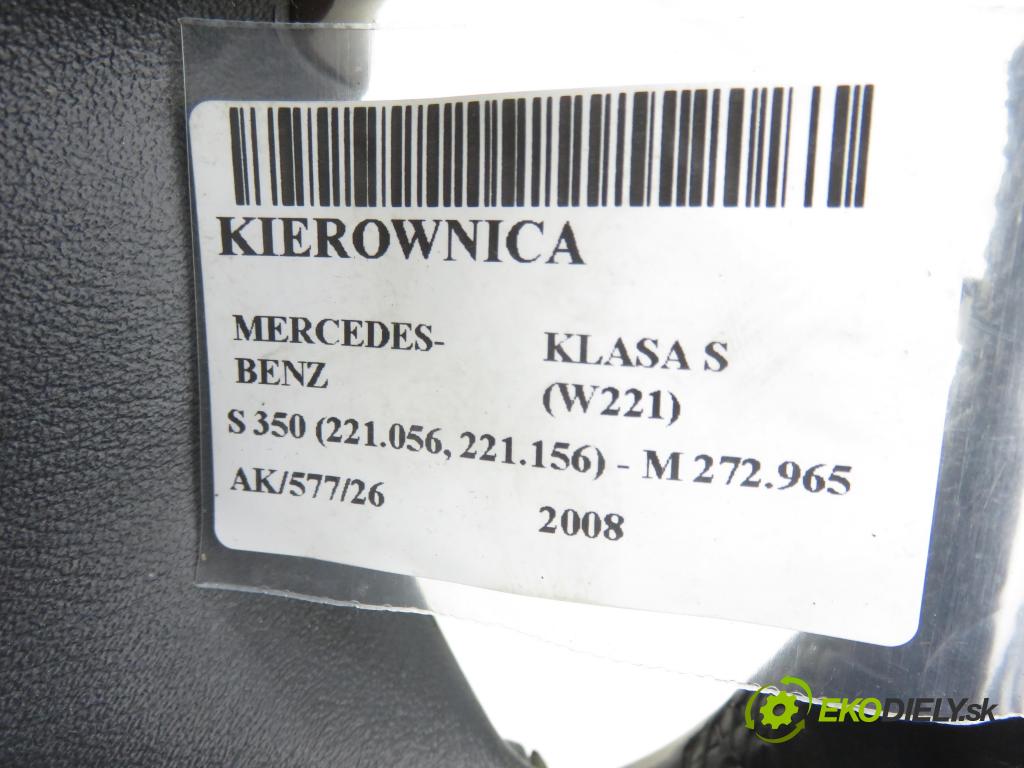 MERCEDES-BENZ KLASA S (W221) SEDAN 2008 200,00 S 350 (221.056, 221.156) - M 272.965 3498,00 Volant A2214600303 (Volant)