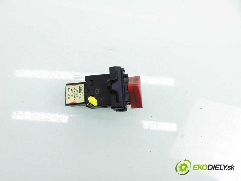 AUDI A2 (8Z0) HB 2001 55,00 1.4 - AUA 1390,00 prepínač výstražných (núdzových) 8Z0941509A
