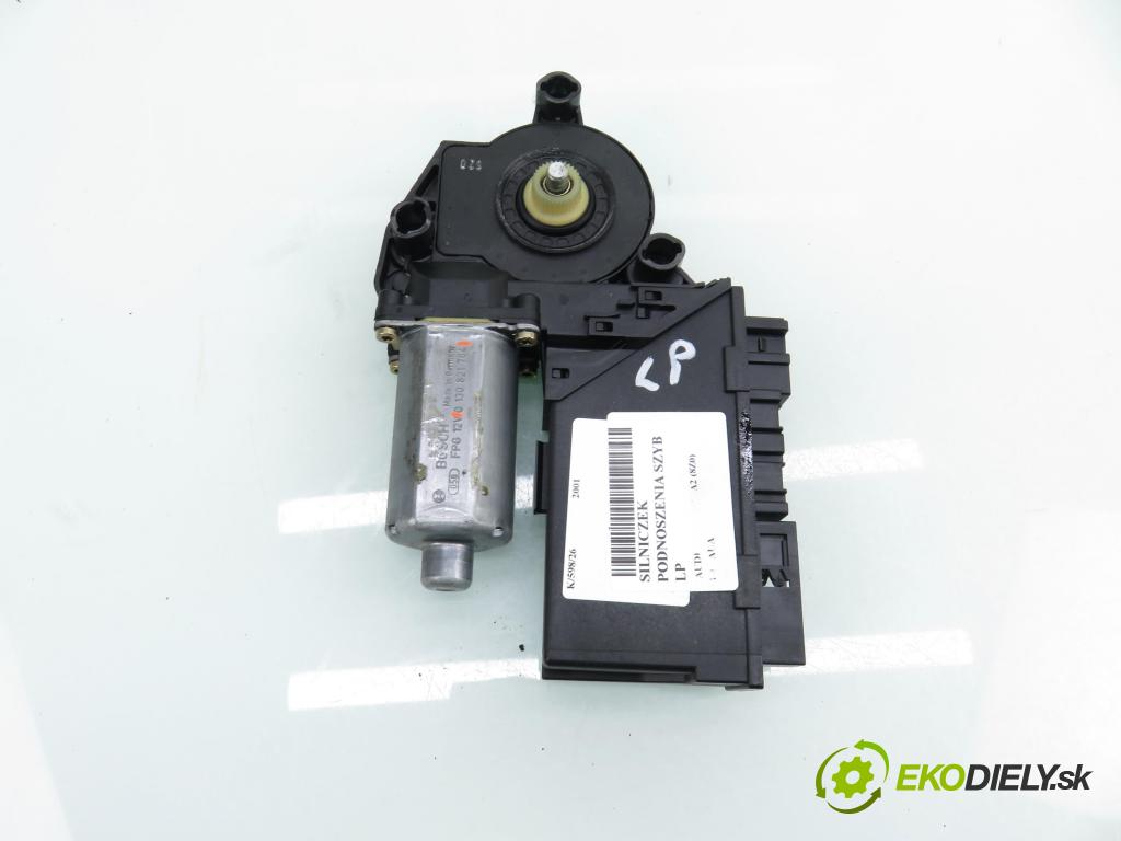 AUDI A2 (8Z0) HB 2001 55,00 1.4 - AUA 1390,00 Motorček sťahovania okien LP 8Z1959801 ; 5WK48718BBF ; 0130821764