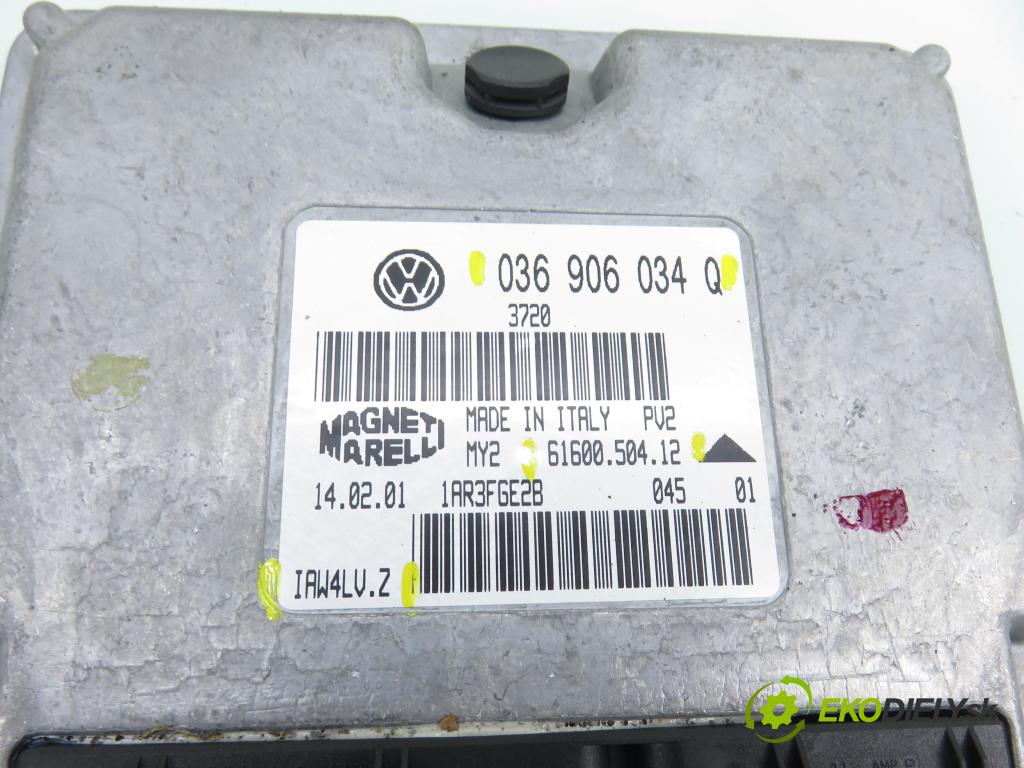 AUDI A2 (8Z0) HB 2001 55,00 1.4 - AUA 1390,00 Riadiaca jednotka Motor 036906034Q ; 6160050412 ; IAW4LVZ