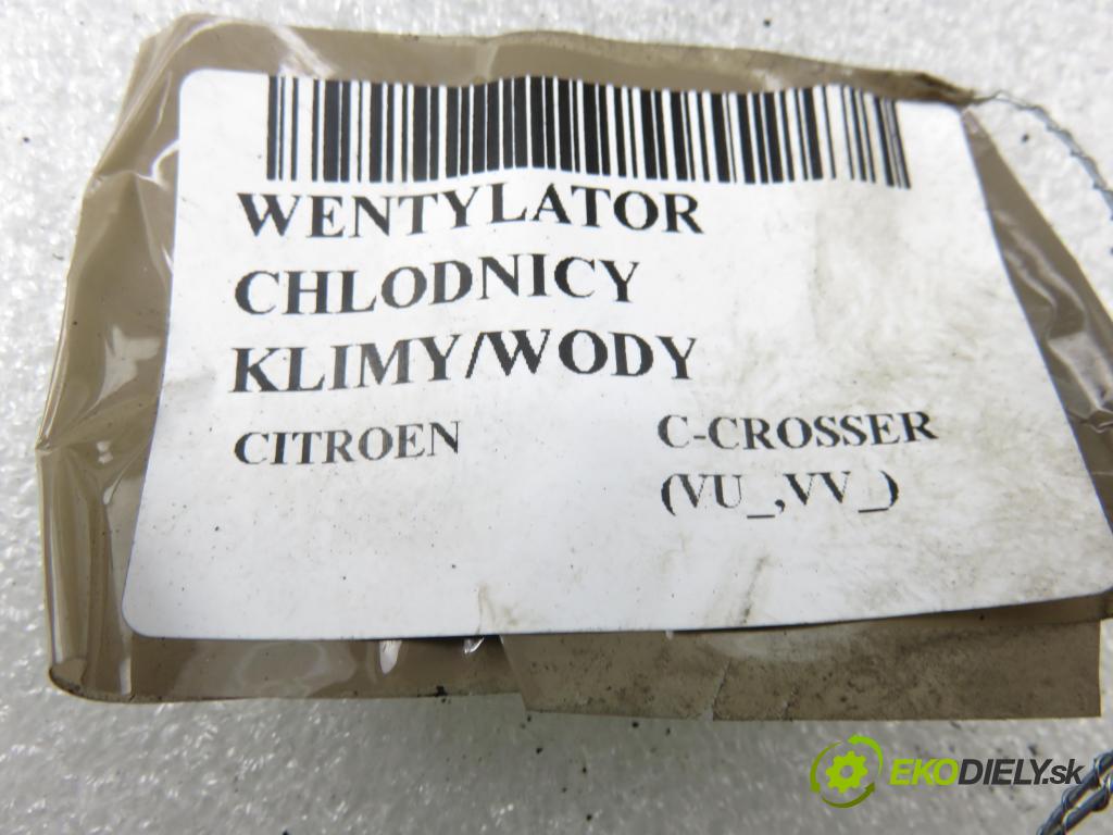 CITROEN C-CROSSER (EP_) SUV 2008 115,00 2.2 HDi 160 - 4HN (DW12MTED4) 2179,00 ventilátor chladič PODNEBÍ / VODA