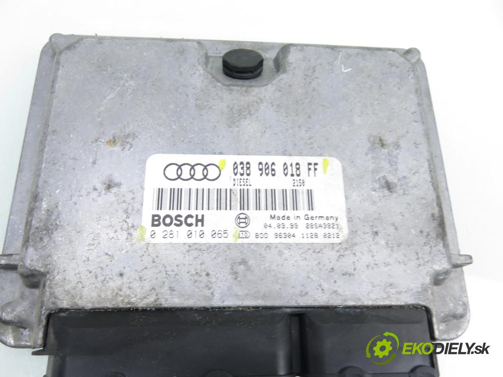 AUDI A4 Avant (8D5, B5) KOMBI 1999 66,00 1.9 TDI 90 1896,00 Riadiaca jednotka Motor 038906018FF ; 0281010065