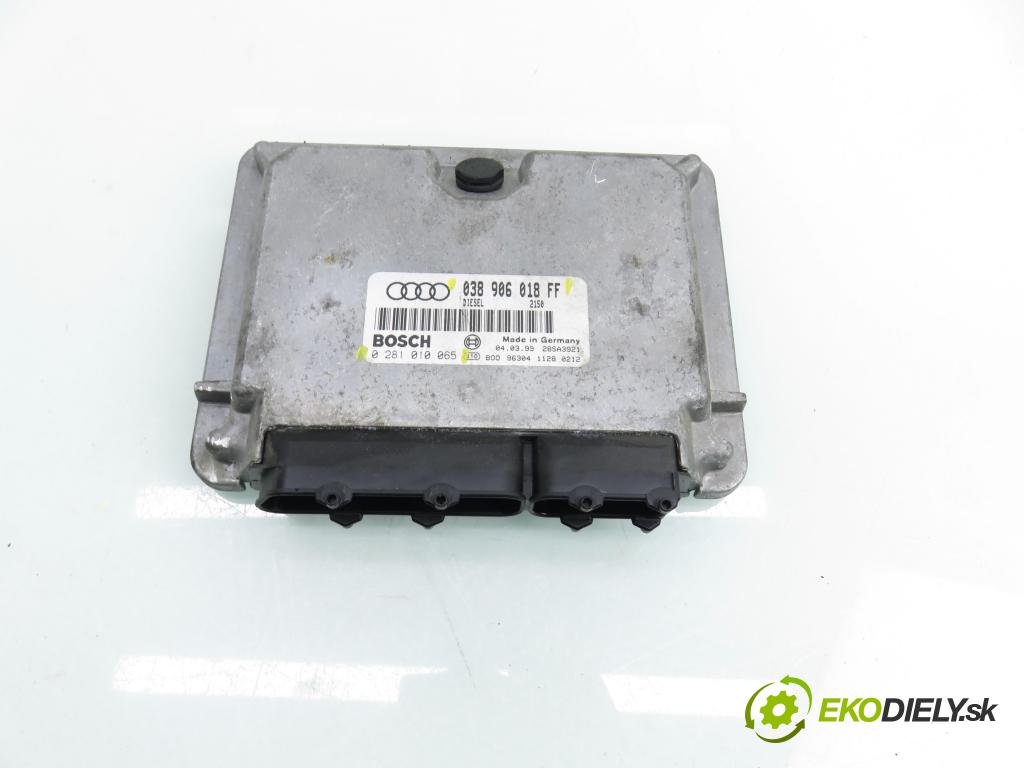AUDI A4 Avant (8D5, B5) KOMBI 1999 66,00 1.9 TDI 90 1896,00 Riadiaca jednotka Motor 038906018FF ; 0281010065