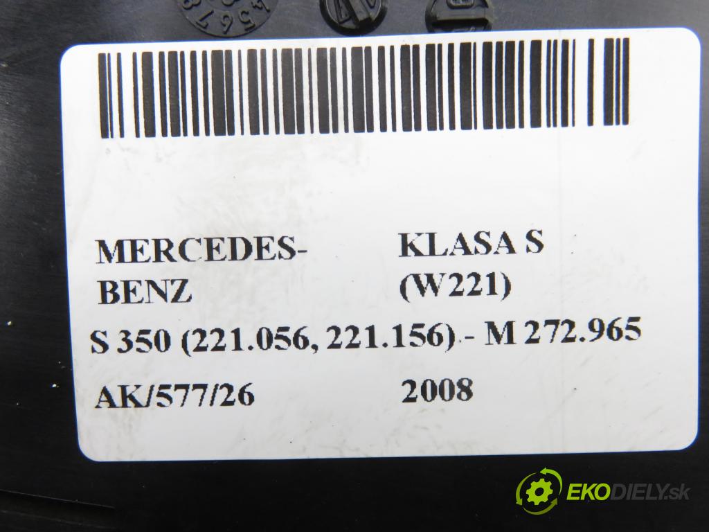 MERCEDES-BENZ KLASA S (W221) SEDAN 2008 200,00 S 350 (221.056, 221.156) - M 272.965 3498,00 MODUL Dvere A2218703993